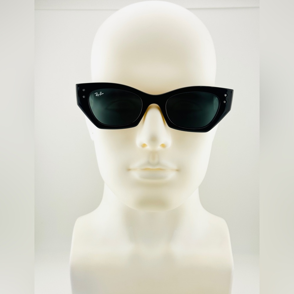 Ray-Ban Zena Bio Based Sunglasses RB4430 Polished black Frame Dark Gray Lenses